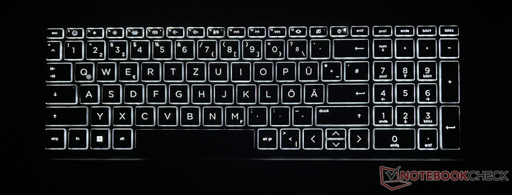 键盘照明均匀