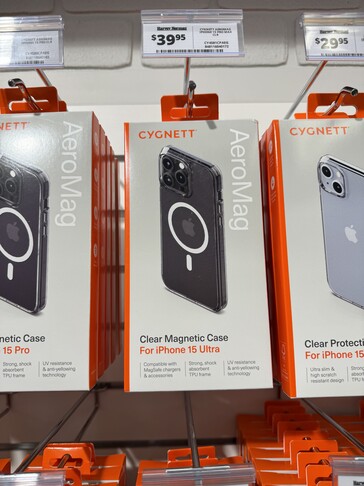 Cygnett 等主要厂商的 iPhone 15 Pro 保护壳也是为删除静音开关而设计的。(来源：Notebookcheck）
