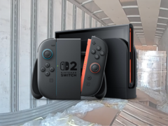 图：任天堂 Switch 2 的图片叠加在贝内特的 Love&#039;s Truck Stop 在出车前检查时被撬开的拖车图片上。(图片来源：ACSO - 编辑）