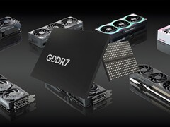 Nvidia RTX 50 系列 GPU 显示的 GDDR7 内存（图片来源：Memphis Electronic，Nvidia 博客经编辑）