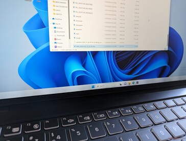 背光出血在 Windows 任务栏上显示为黑点，而通常情况下它是纯色的