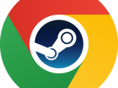 ChromeOS上的Steam现在是Beta版，可以在更多设备上使用。(图片来自谷歌和Valve，经编辑)