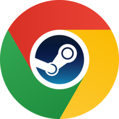 ChromeOS上的Steam现在是Beta版，可以在更多设备上使用。(图片来自谷歌和Valve，经编辑)