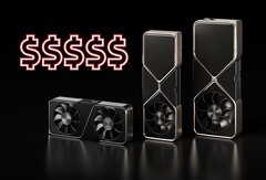 RTX 5080 和 RTX 5090 GPU 预计将分别拥有 10,752 和 21,760 个 CUDA 内核。(图片来源：Nvidia 编辑）