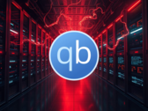 图片来源人工智能生成，徽标由 qBittorrent 提供