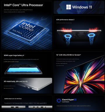 红米 Book 16 2026 笔记本电脑的核心亮点（机译）