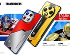 Tecno Spark 30 Pro 拥有擎天柱版本，而 Spark 30 Pro 则拥有大黄蜂版本。(图片来源：Tecno，美通社）