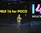在本周的POCO X5系列发布会上，POCO简要地讨论了 "MIUI 14 for POCO"。(图片来源：POCO通过小米网)