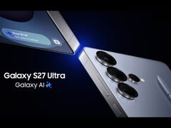 带有三个摄像头的三星Galaxy Ultra 手机艺术效果图。(图片来源:三星,已编辑)