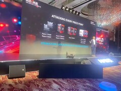 AMD 在最近的一次活动中展示了两款新的 AM5 CPU(图片来自 HXL on X)