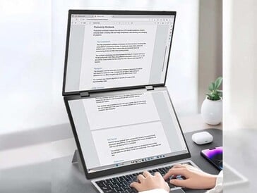 可连接实体键盘作为触摸屏键盘的替代品（图片来源：Topton）