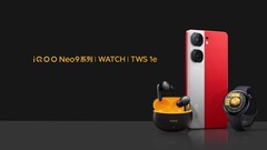 与 Neo9 搭配使用的 iQOO Watch 和 Ie 音蕾（来源：iQOO）