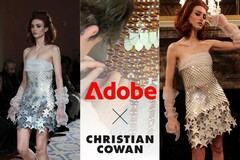 Primrose 连衣裙作为 Christian Cowan 2024 秋冬系列的主打造型亮相纽约时装周（图片来源：Adobe - 已编辑）