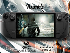 运行《量子破碎》的 Steam Deck 设备(图片来源:Steam;经编辑)