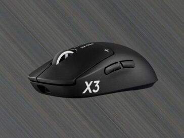 罗技 G Pro X3 Superstrike 游戏鼠标侧视图