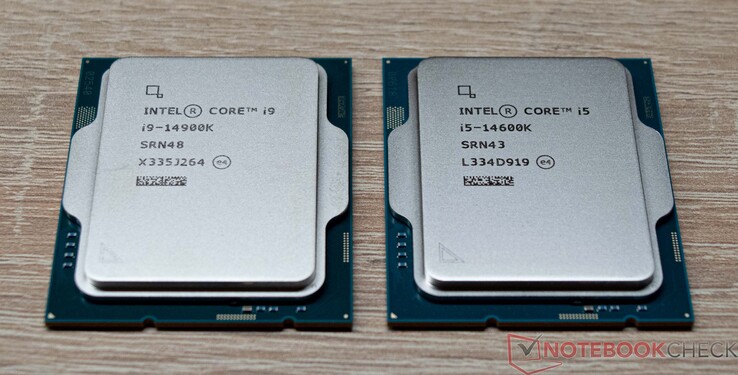 英特尔酷睿 i9-14900K 和英特尔酷睿 i5-14600K