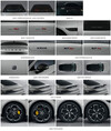 小米 SU7、SU7 Max 和 SU7 Pro 的各种图片。(图片来源：微博）