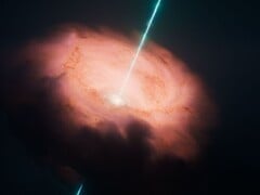 描绘圆环星系核心的概念图(图片来源:NASA、ESA、CSA 和 STScI)