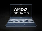 RDNA 3.5 可使用到 2029 年。图为显示 AMD 游戏笔记本电脑的效果图。(图片来源:AMD - 已编辑)
