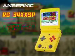 RG34XX SP 是 Anebrnic 今年继 RG557 之后发布的第二款游戏掌机。(图片来源：Anbernic）