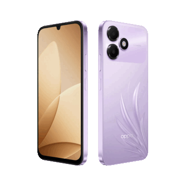 羽紫色的OPPO K14 Lite。