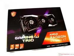 微星Radeon RX 6950 XT Gaming X Trio 16G评测 - 产品由微星德国提供（来源：蓝宝石）。
