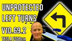 FSD测试版向所有获得80分以上安全分数的人推出（图片：Chuck Cook/YouTube）。