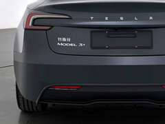 新的特斯拉 Model 3+ 变体徽章。(图片来源：工信部）