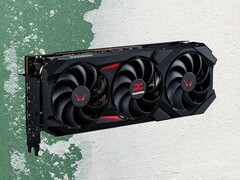 Radeon RX 9070 GRE 据称是 RX 9070 的缩小版(图为 PowerColor RX 9070)。(图片来源:PowerColor,Unsplash,已编辑)