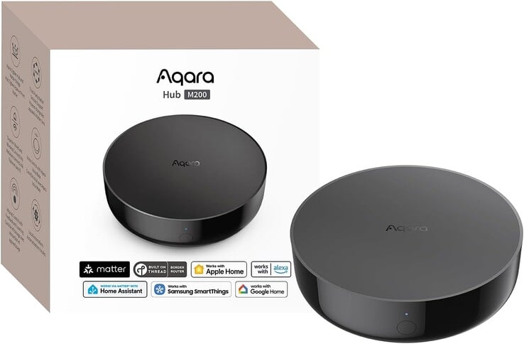 Aqara Hub M200。(图片来源：Aqara）