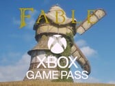 显示了Xbox Game Pass上《Fable》的宣传横幅
