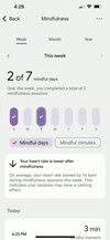 新版 Fitbit Mindfulness 页面。(图片来源：u/gh0st0002 via Reddit）