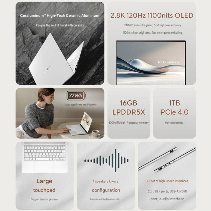AMD Zenbook Air 2026 的主要亮点(机器翻译)