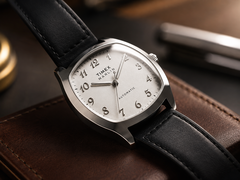 Timex Marlin Tonneau TW2Y84300IK 腕表配有白色表盘