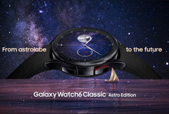 Astro Edition 采用独有的表盘，但硬件与普通Galaxy Watch6 Classic 没有任何变化。(图片来源：三星）
