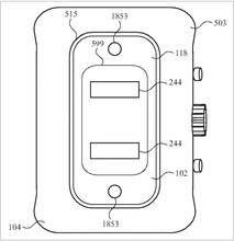 Apple 带摄像头的手表。(图片来源：美国专利局)