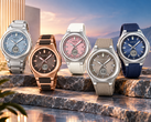 Casio Baby-G BGA-3000C-2A、BGA-3000CG-5A、BGA-3000-2A、BGA-3000-5A 和 BGA-3000-7A(从左到右)