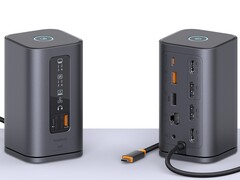 Baseus Spacemate 是一款拥有 11 个端口的 USB-C 底座。(图片来源：Baseus）