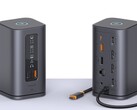 Baseus Spacemate 是一款拥有 11 个端口的 USB-C 底座。(图片来源：Baseus）