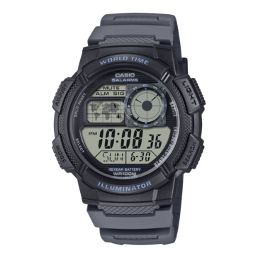 卡西欧 AE-1000W-8AV 手表。(图片来源：卡西欧）