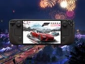 在 Steam Deck 手持设备上展示的《极限竞速地平线 6