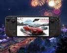 在 Steam Deck 手持设备上展示的《极限竞速地平线 6