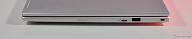 正确：USB-C 3.2 Gen 2、USB A 3.2 Gen 1、肯辛顿锁插槽