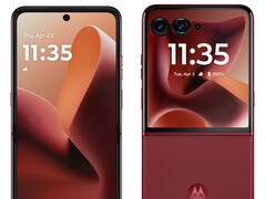 里奥红将是 Razr 60 Ultra 四种首发颜色之一。(图片来源：via Evan Blass）