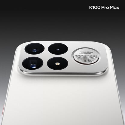 “金色白”配色的 K100 Pro Max