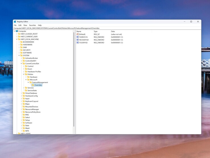 添加这三个条目后，相应的注册表路径就是这样的。