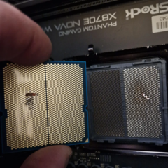一位 Reddit 用户的 Ryzen 7 9800X3D 不幸烧毁(图片来源:Reddit)