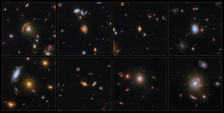 韦伯九月份图片（图片来源：ESA/Webb、NASA、CSA、G. Gozaliasl、A. Koekemoer 和 M. FrancoESA/Webb, NASA, CSA, G. Gozaliasl, A. Koekemoer, and M. Franco)