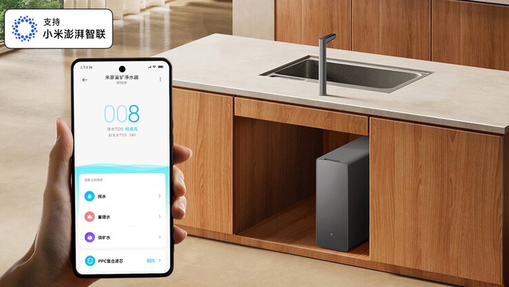 小米米家富矿净水器 1200G（图片来源：Xiaomi）