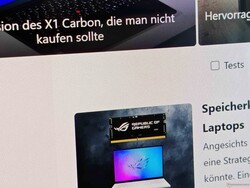 清晰可见的光栅效果(被摄像机略微放大)